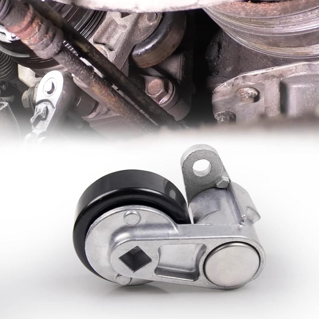 A/C Serpentine Drive Belt Tensioner Kit 90K-38159 Compatible With Cadillac Escalade 2002-2008, Chevrolet Avalanche 2002-2008, Express 2003-2008,