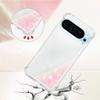 Case for Google Pixel 9/Google Pixel 9 Pro, Glitter TPU Cover Clear Flowing Quicksand with Anti-Fall Bumper Corner Shockproof Girly Case for Google