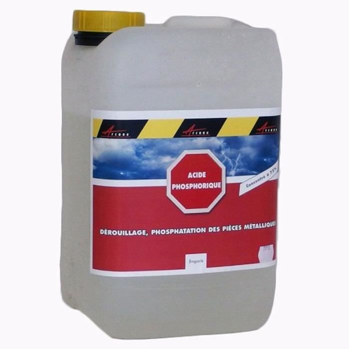 Acide Phosphorique haute concentration - ACIDE PHOSPHORIQUE 5 L -