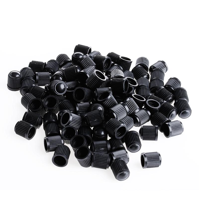 New 100x Plastic Auto Car Bike Motorcycle Truck wheel Tire for Valve Stem Caps B