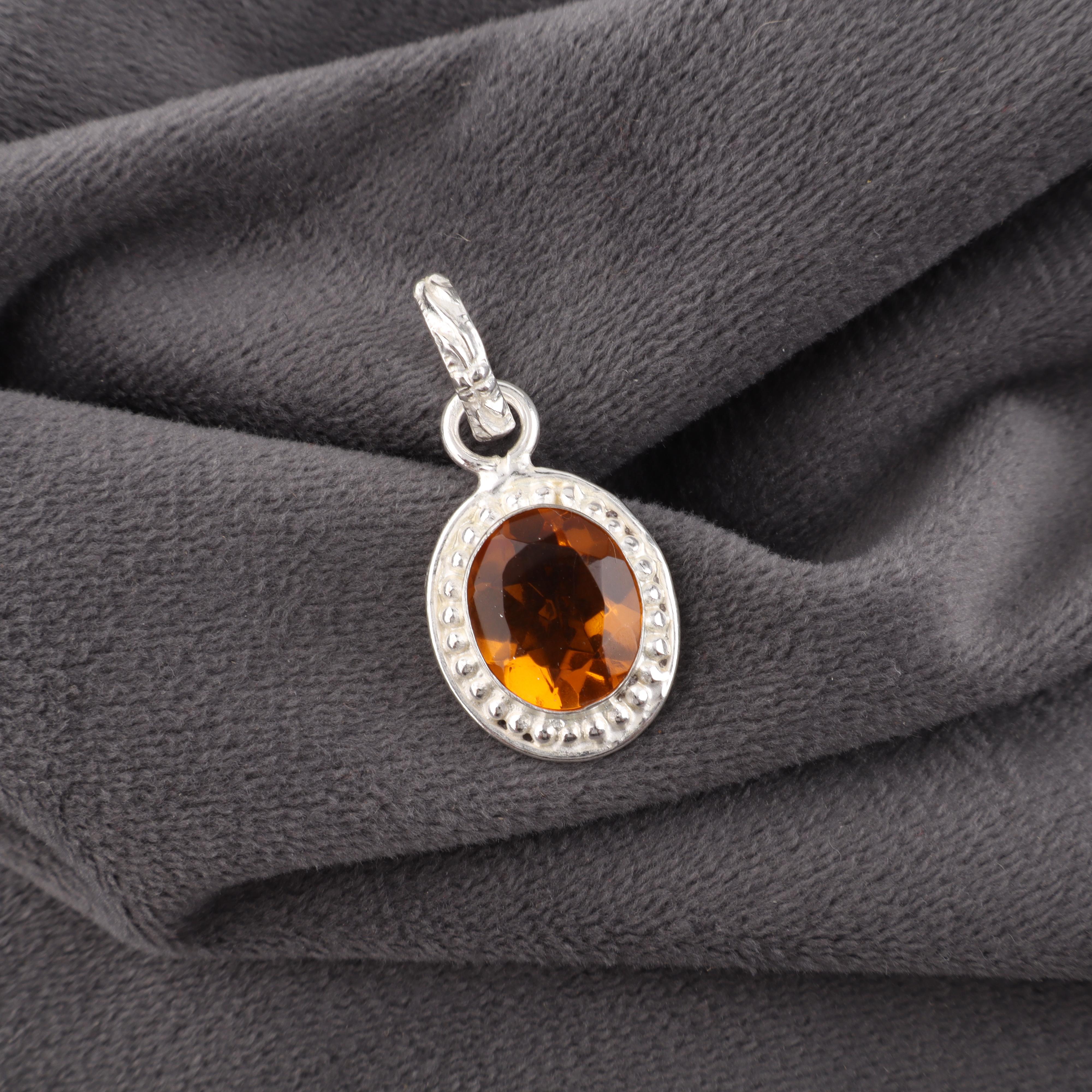 

Украшения с цитрином, Подвеска-ожерелье из стерлингового серебра 925 пробы, Ювелирные изделия с драгоценными камнями, Подвеска ручной работы, Для памяти 1.20 Inches жёлтый