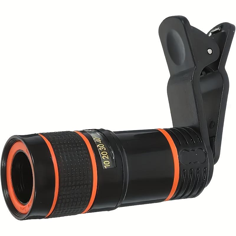 1 Stück 8x Teleobjektiv für Mobiltelefone Universelles 8x Mobiltelefon-Zoomobjektiv Hohe Auflösung Fokussierendes Fotografieobjektiv