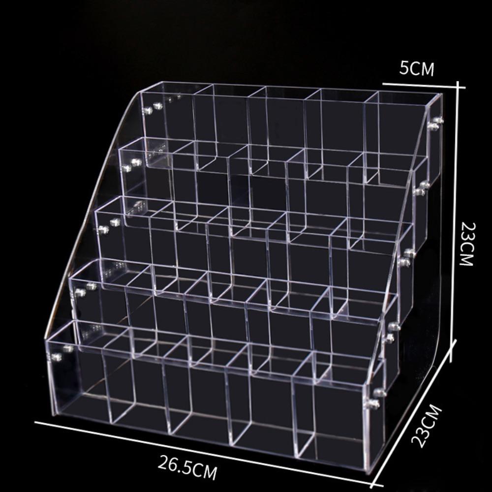 Acrylic Mark Pen Holder 2/3/4/5 Layer Brush Storage Rack Stationery Display Shelf  Office/School