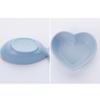 4pcs Love Heart Shape Bowls Vinegar Seasoning Solid Soybean Dishes Sauce Salt Snack Small Plates Kitchen