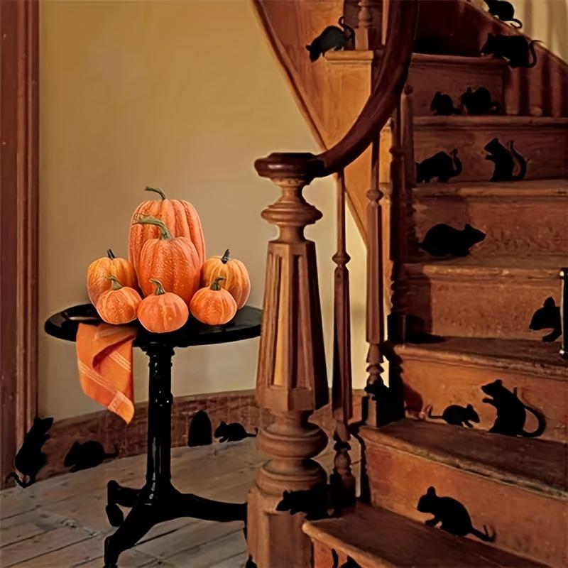 7PCS Simulation Pumpkin Model Artificial Pumpkin Decoration Garden Party Decoration Halloween Thanksgiving Decoration