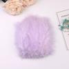50Pcs Cross-Border Turkey Hairy Tail Plush Feather Colored Feather Dream Catcher Feather Light Bobo Ball Feather