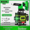 Infrared 16-Line High Precision Green Light Level for Wall & Floor Mounting