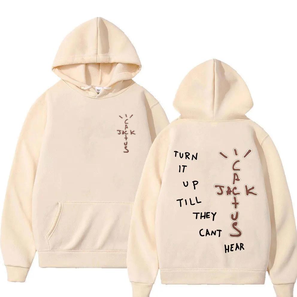 

Гарячий Розпродаж Худі з Графікою Музичного Альбому Cactus Jack для Чоловіків Харадзюку Хіп-Хоп Пуловери Худі Унісекс Модні Светри Вуличний Стиль 2XL