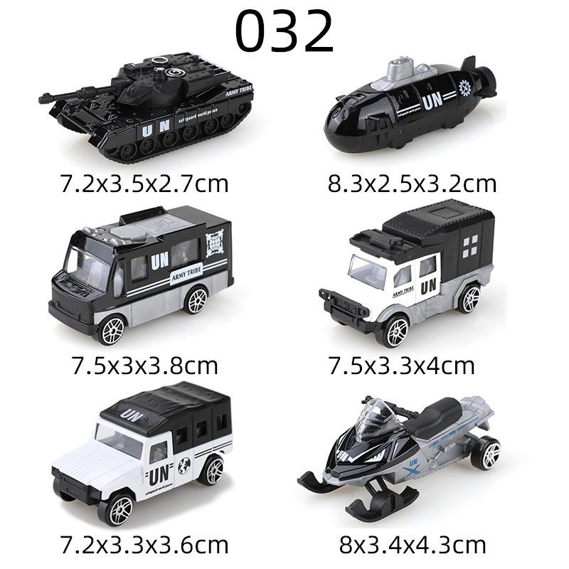 Spielzeug Modell Rennsport Retro Polizeiauto Zubehör 1:64 Legierung Gleitende Flexible Schienen Autos Autos Ingenieurfahrzeuge Kinder