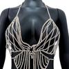 Diamond Butterfly Design Body Chain