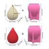 Moule Bougie Aromathérapie Moule Artisanat DIY Moule Pot de Fleur Silicone Goutte d'Eau