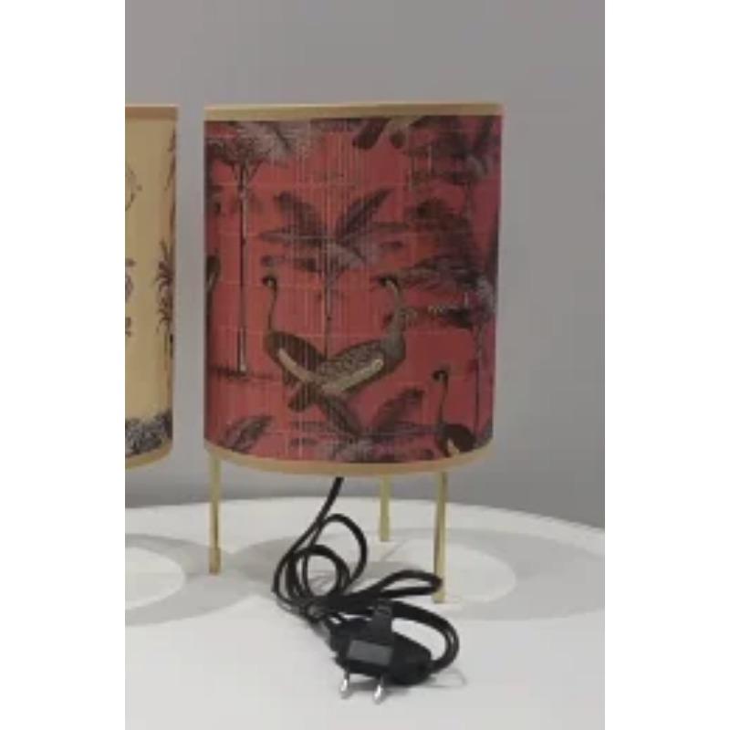 Lampa biurkowa Rattan Art Handmade Sypialnia Gabinet Łóżko Dekoracja Mała Lampka Nocna Nordic Kreatywność Wystrój Domu Lampa Łóżkowa