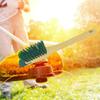 Portable Outdoor Scraper Brush Wooden Handle Lawn Mower Cleaner Garden Tool Brush  Gardening