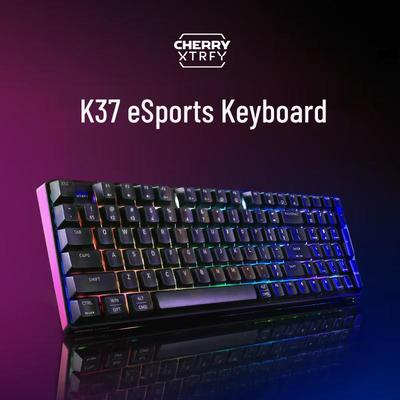 CHERRY K37 Kabellose Tri-Mode RGB Gaming-Tastatur