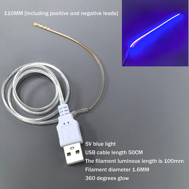 1Pcs Lamp Parts Diode Led Filament Flexible Dc 5V Usb Led 360° Luminous Bendable Creative Edison Bulb
