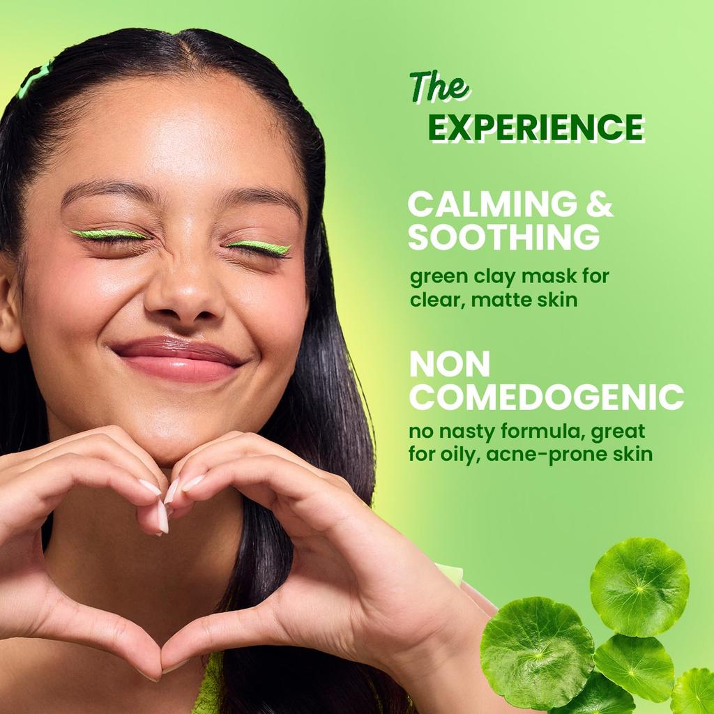 Dot & Key Pollution Acne Defense Grüne Tonerde Maske 85g | Entgiftende Gesichtsmaske für fettige & zu Akne neigende Haut