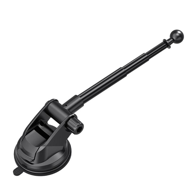 Podstawa z przyssawką 17 mm z aluminiowym wysięgnikiem teleskopowym do użytku na desce rozdzielczej i przedniej szybie Uchwyty na telefon samochodowy na gładkie powierzchnie