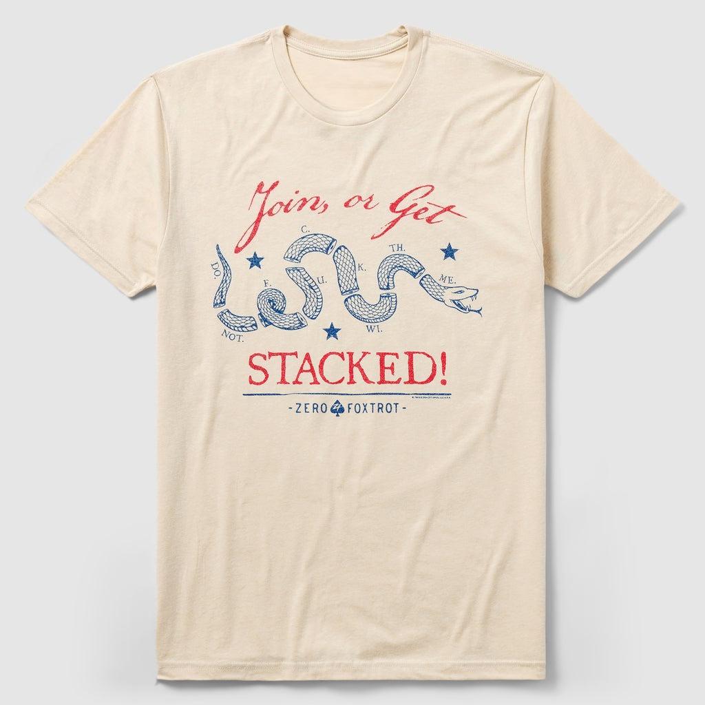 

Get Stacked Military Training Tactics Casual TShirt Mens and Womens Luxury Brand Top M