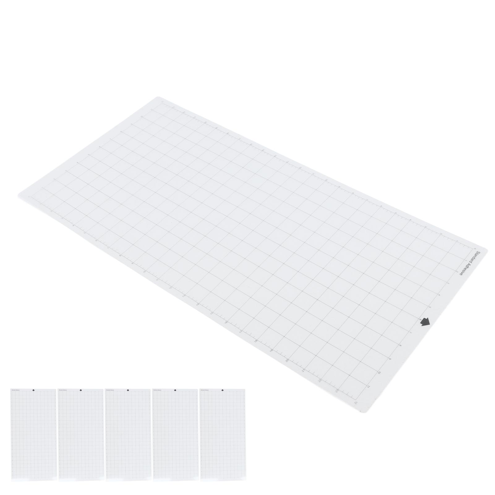 

5 ШТ Режущий коврик ПВХ Клейкий Противоскользящий Прозрачный Высокая Эластичность Разметочный Режущий Коврик для