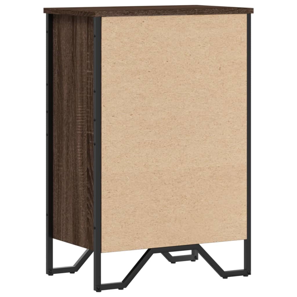 Bookshelf Brown Oak Effect 50 x 31 x 74.5 cm Engineered Wood