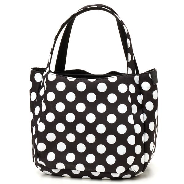 Tote Bag Bonding Tote S Size Ivory [Isaac] [Polka Dots] (33)