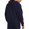 Under Armour Rival Fleece Sweatshirts Men's Navy Blue Hooded Moderate Regular Unisex 1379758-410