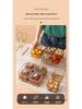 Creative Plastic Snack Compartment Plate for Living Room or Bar Use