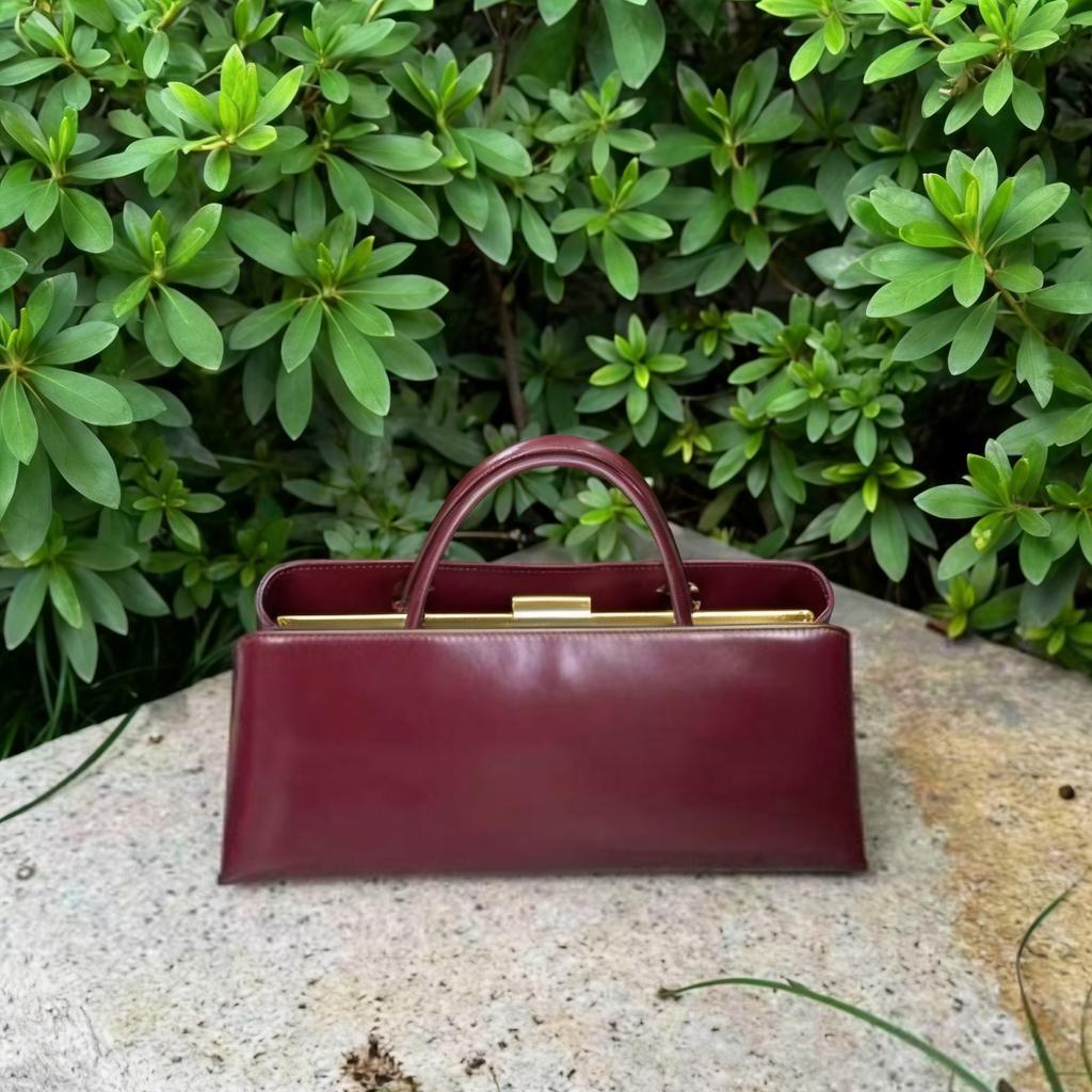 Borsa con Clip a Telaio Metallico di Alta Qualità Borsa a Mano di Lusso da Donna in PU Borsa Portamonete Multistrato con Fibbia Magnetica Borsa a Spalla Nuova Elegante Francese