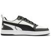 Puma Dribble Unisex White Black Shadow Gray Sneakers 400326-04