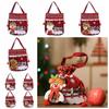 Santa Claus Christmas Gift Handbag Cloth Santa Claus Candy Bag Cute Xmas Drawstring Bag  Children's