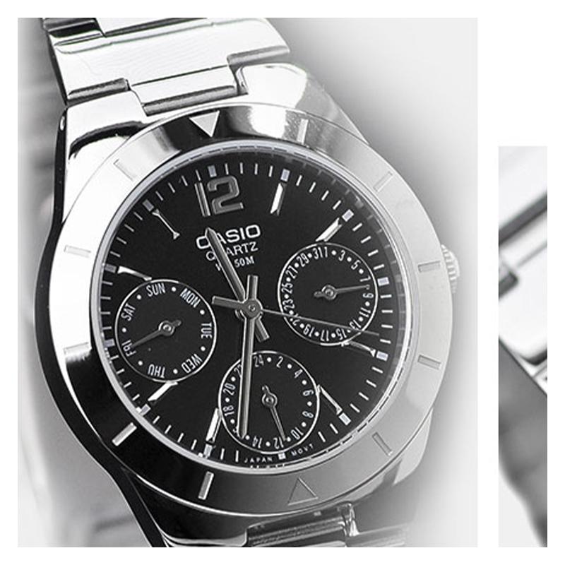 Casio STANDARD series EDIFICE series classic fashion simple waterproof quartz movement stainless steel strap Japanese and Korean watch LTP-2069D-1A