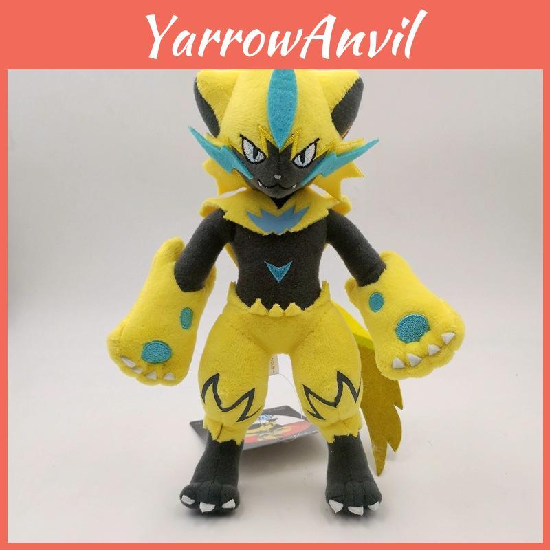 25cm Yellow Zeraora Electric Series Divine Beast Plush Doll Toy Perfect Companion For Hugs