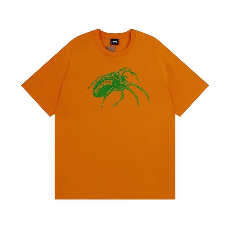 Pánské tričko s krátkým rukávem Volný střih Kulatý výstřih Potisk písmen Neformální Street Style Top pro páry