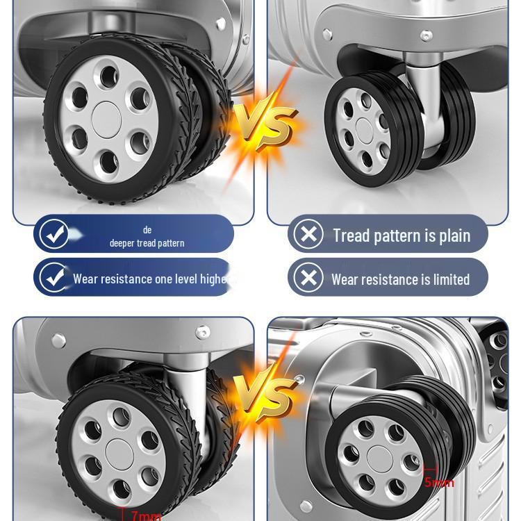 Newcomer Discount: Silent Silicone Protective Cover for Suitcase Wheels