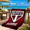 Custom Name Beach Towel SPFC Thunder God Microfiber Beach Towel, Lightweight for Summer Travel, Swimming Pool Fan Birthday Gift