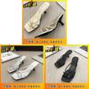 Summer High Heel Slide Sandals With Pu Upper For Elegant Womens Fashion