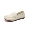 Dermis Shoes for Women Loafers  Autumn Retro Women's Shoes Round Toe Soft Sole Single Shoe Genuine Leather Small Leather Shoes