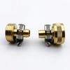 3-Pack Garden Brass Hose Mender End Repair Kit Hose Connector For Inner Dia 1/2
