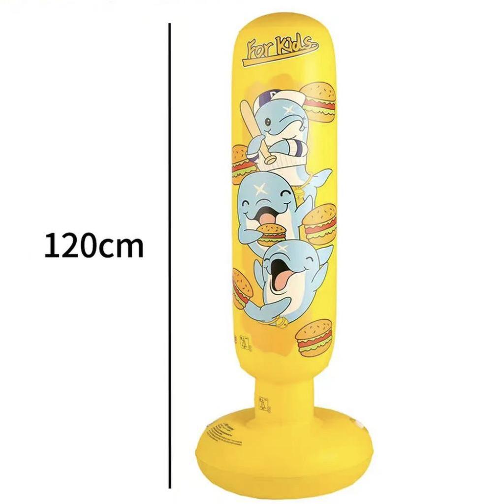 Children's Inflatable Boxing Column - Teen Fitness Standing Sanda Punching Bag
