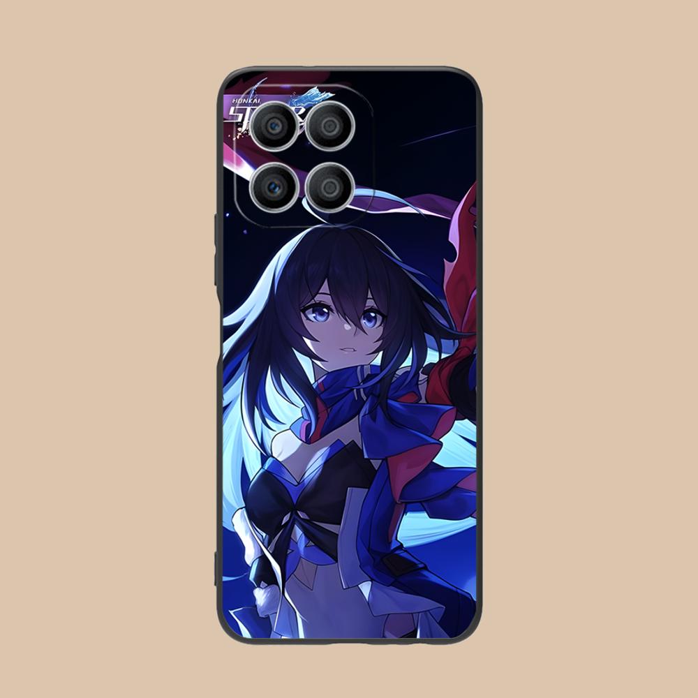HSR Seele Matte TPU Mobile Phone Case for Honor 90 80 70 60 50 30 20 10 9 8 7 Pro S SE Lite 5G Colorful Printing Cover
