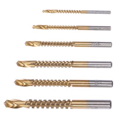 6Pcs Cobalt Left Hand Drill Bit Set Screw Metric Composite Tap Drill Bit Tap