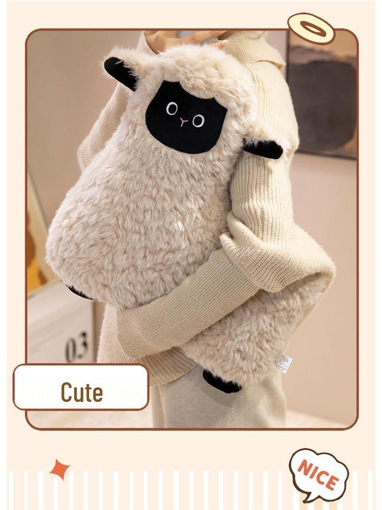 Roztomilý polštářek se ovečkou: Bederní opěrka a polštář na zdřímnutí v kanceláři na pohovku