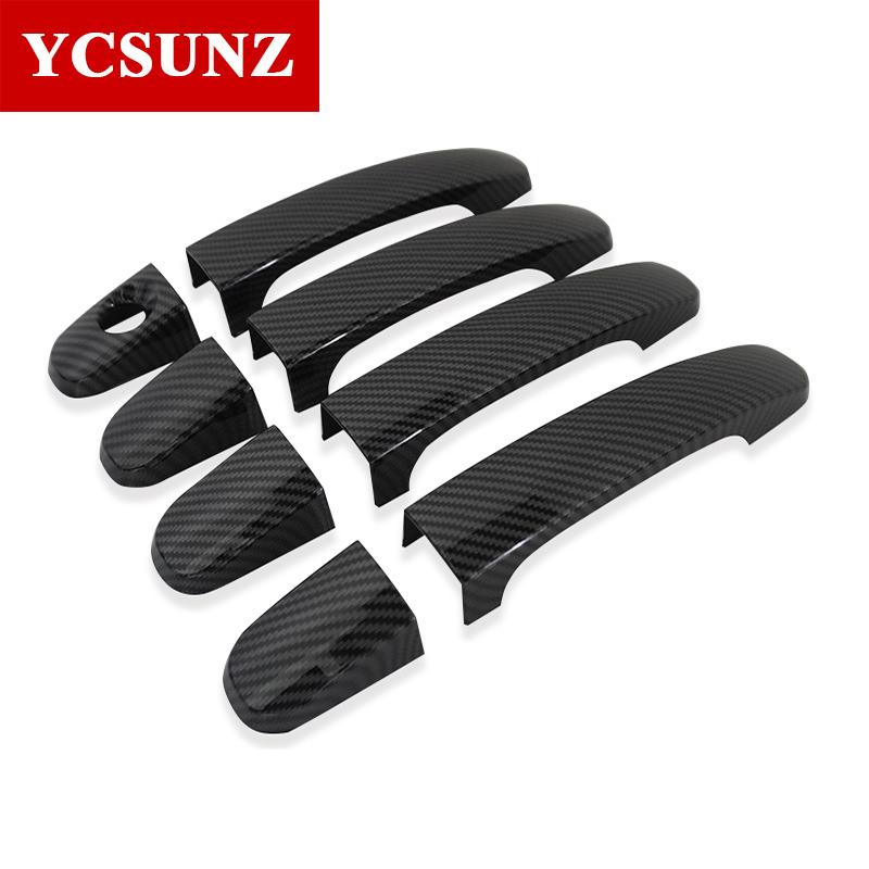 ABS Door Handle Cover For Ford Ranger Wildtrak T6 T7 T8 2012 2013 2014 2015 2016 2017 2018 YCSUNZ