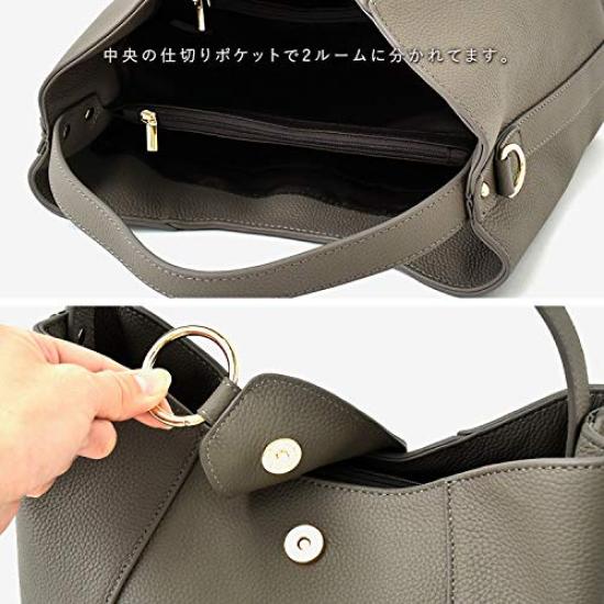 VITAFELICE Genuine Leather One-Handle Bag for Women, vinb-20c54n (Off-White)
