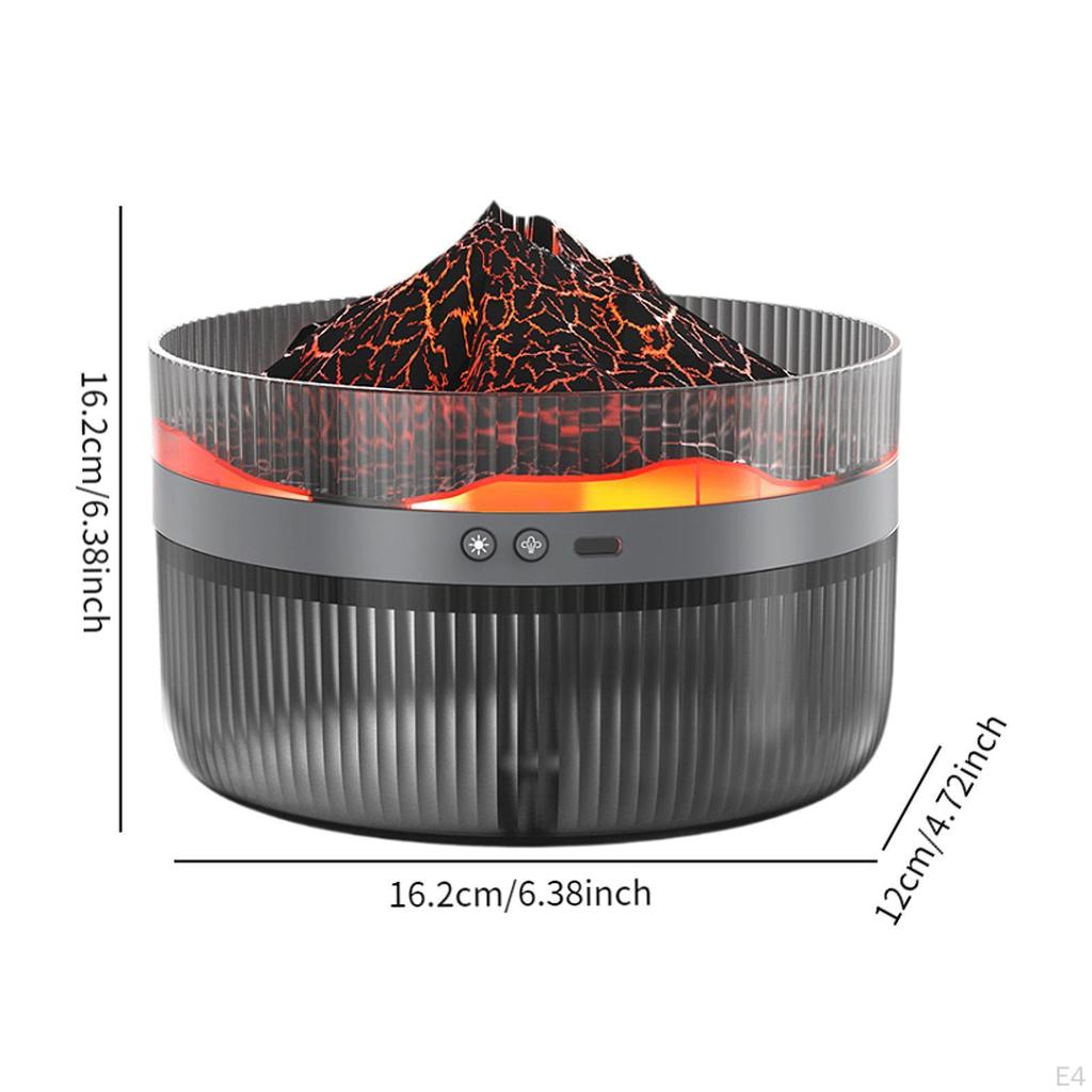 Air Humidifier 2 Mist Modes Comfortable Convenient Refilling Aroma Diffuser with Red and Blue Lights
