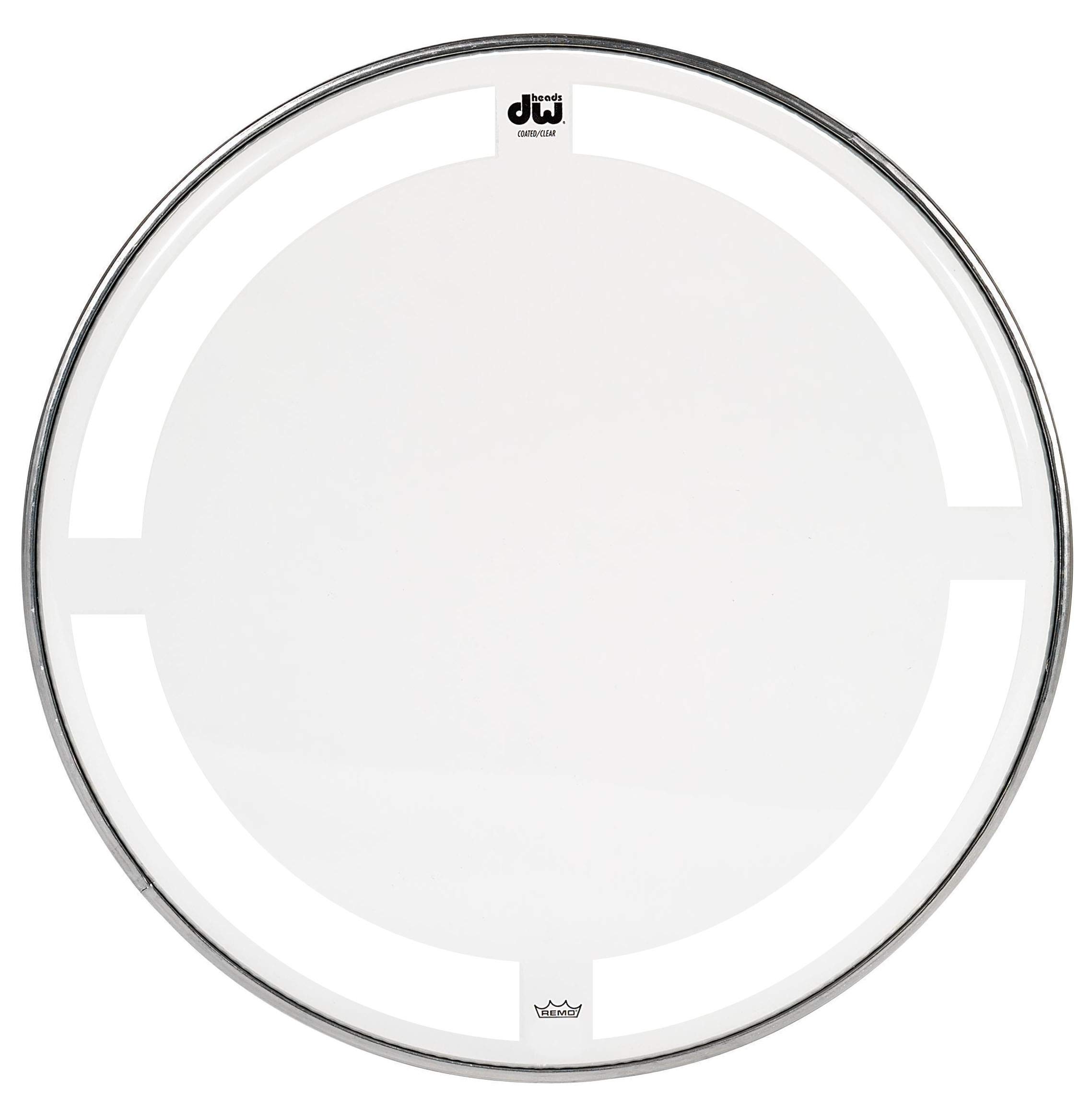 

DW DW-DH-CC13 Coated Clear Drum Head Coated Clear Tom 13 inch drum head