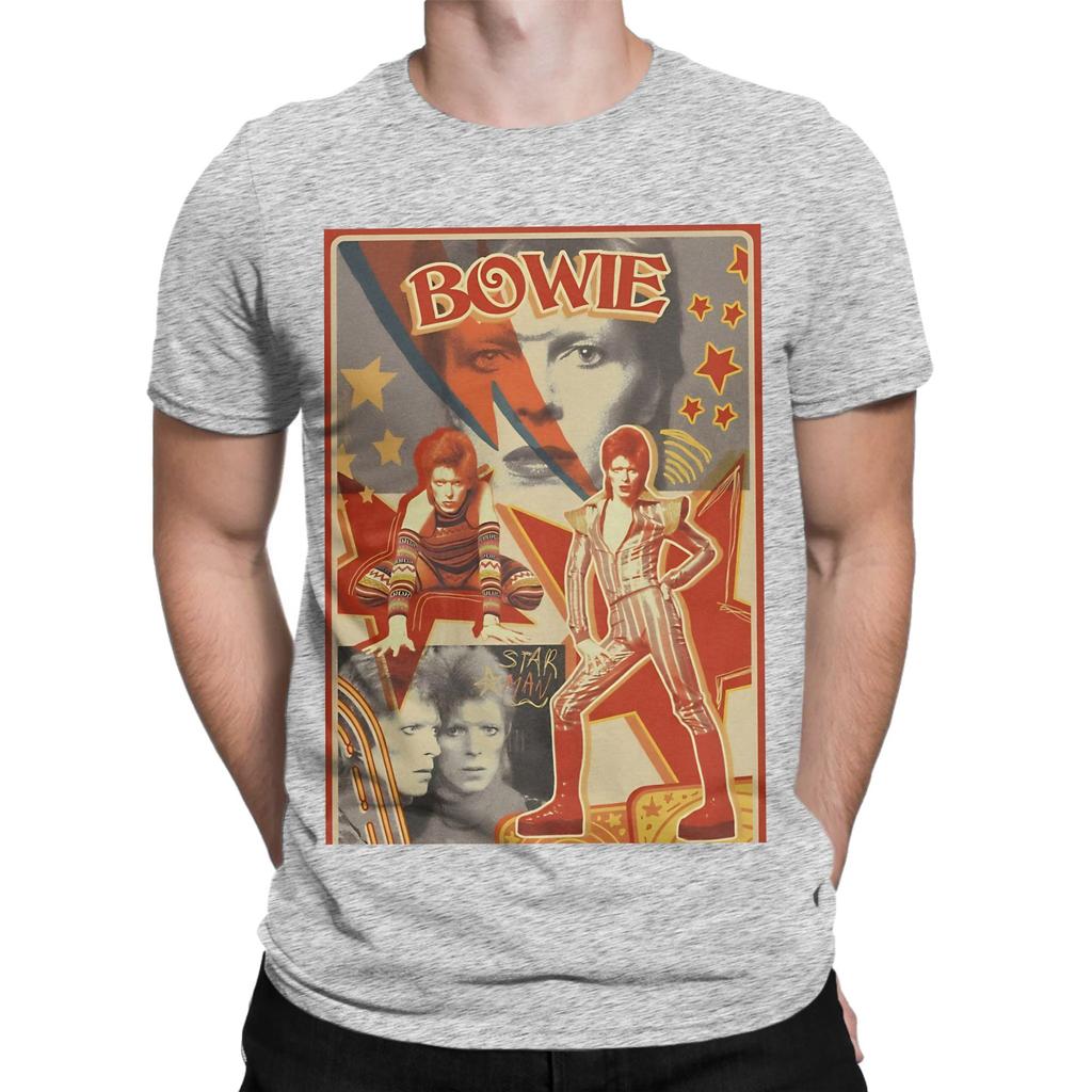 Music Novelty 100 Cotton Tshirt David Bowie Tops Tees For Unisex
