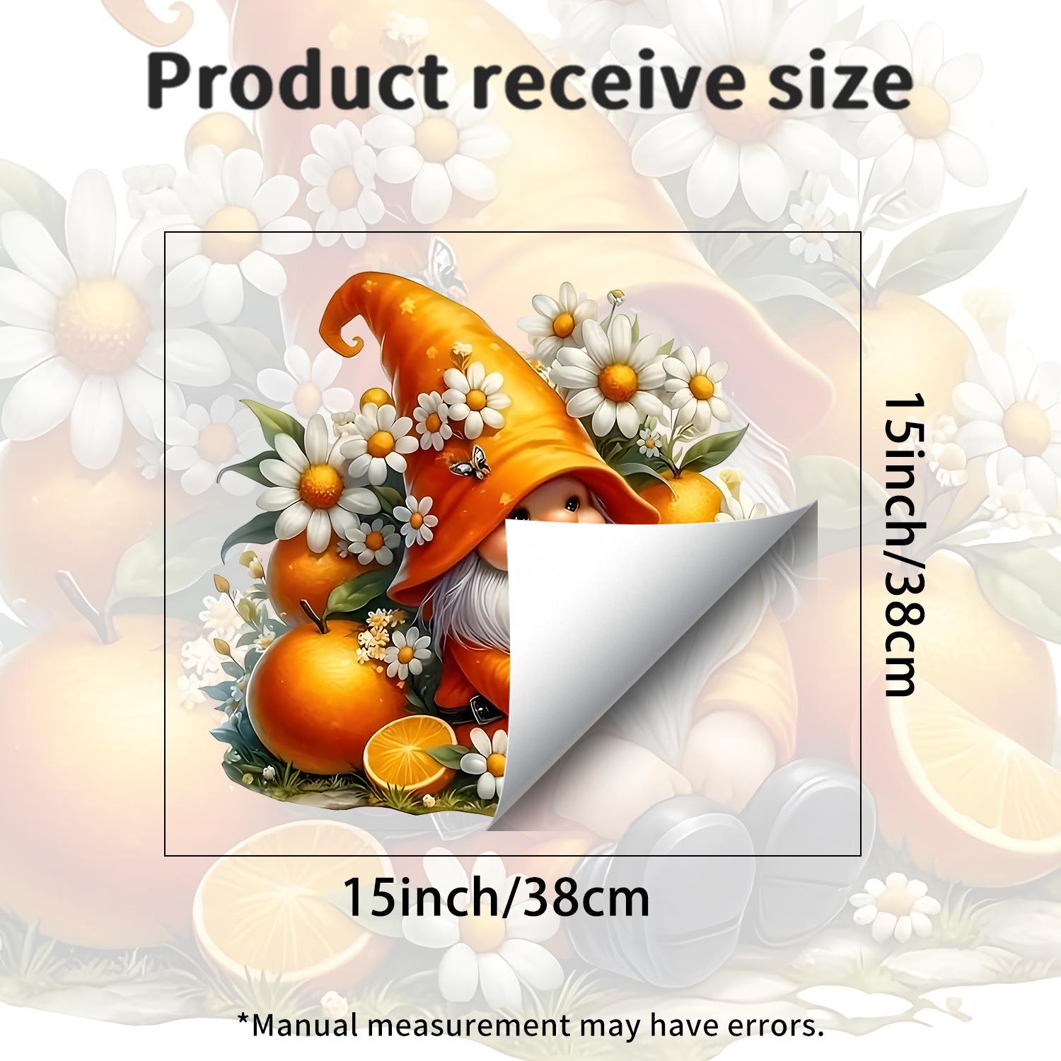 

Citrus Dwarf Theme Window Stickers for Bedroom, Balcony and Bathroom JDT-A521