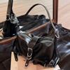 Silver Leather Crossbody Bags for Women Luxury 2024 Y2k Korean Fashion Underarm Shoulder Bag Female Armpit Bag Handbags bolsas
