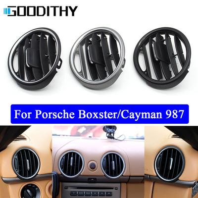 Front Dashboard AC Conditioning Cover Air Vent Grille Outlet Panel For Porsche Boxster Cayman 987 2006 2007 2008 2009 2010-2012